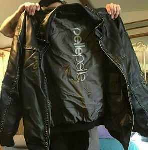 Pelle Pelle Leather Jacket Mens Size 56